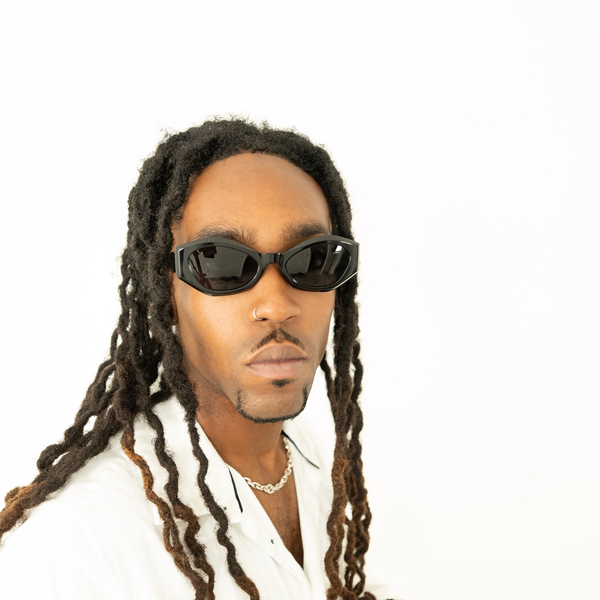 Bored Société Signature Sunglasses — minimal narrow oval eyewear